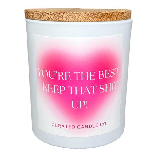 You’re the best, keep that shit up!