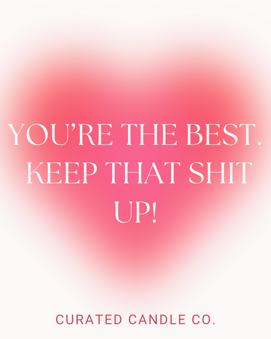 You’re the best, keep that shit up!